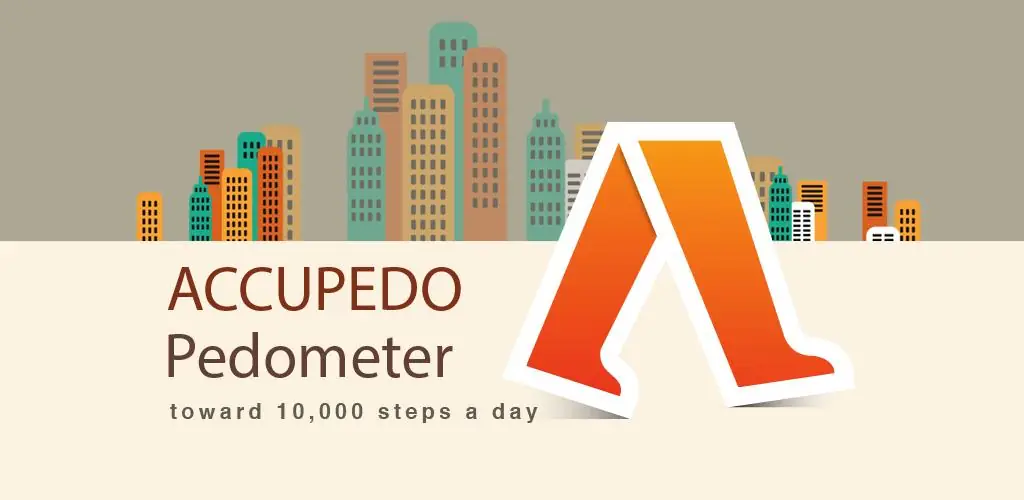Accupedo Pedometer برنامج غلاف فني للأندرويد