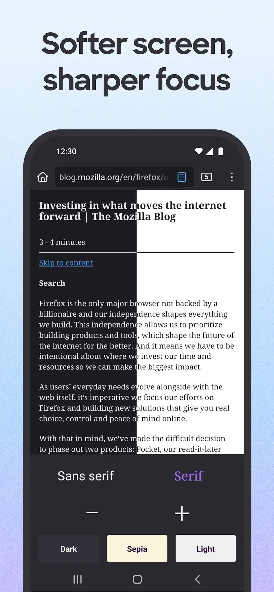 Captura de pantalla Firefox 4