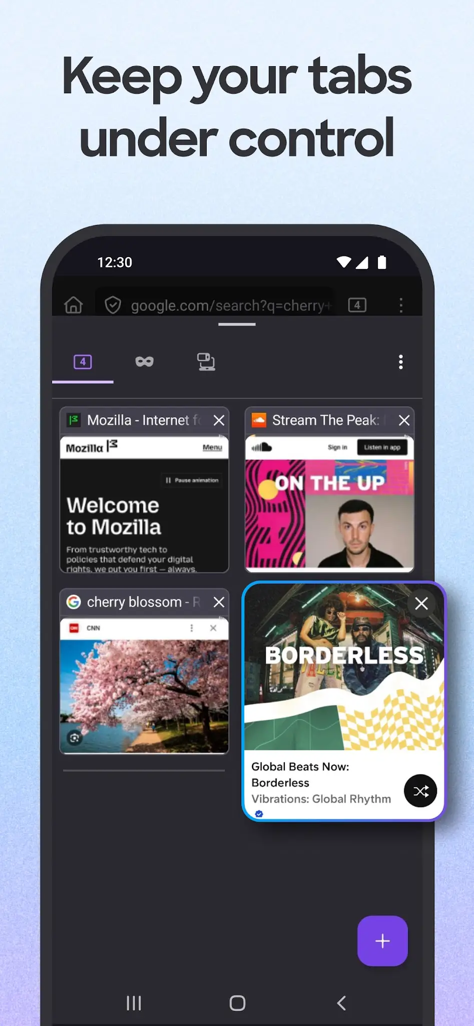 Captura de pantalla Firefox 5