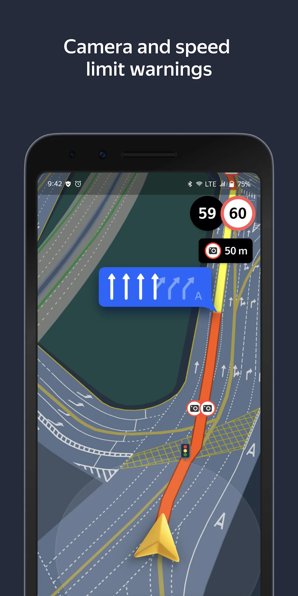 Captura de tela Yandex Navigator 3