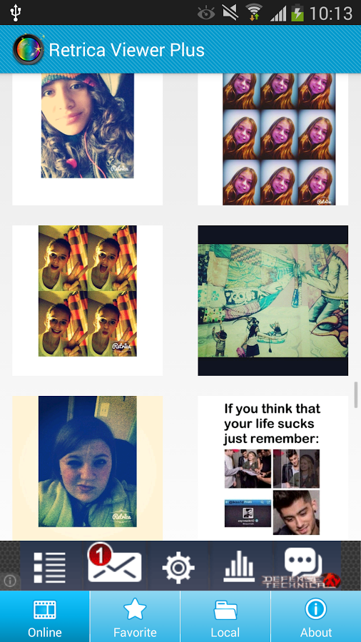 Screenshot Retrica Viewer Plus 3