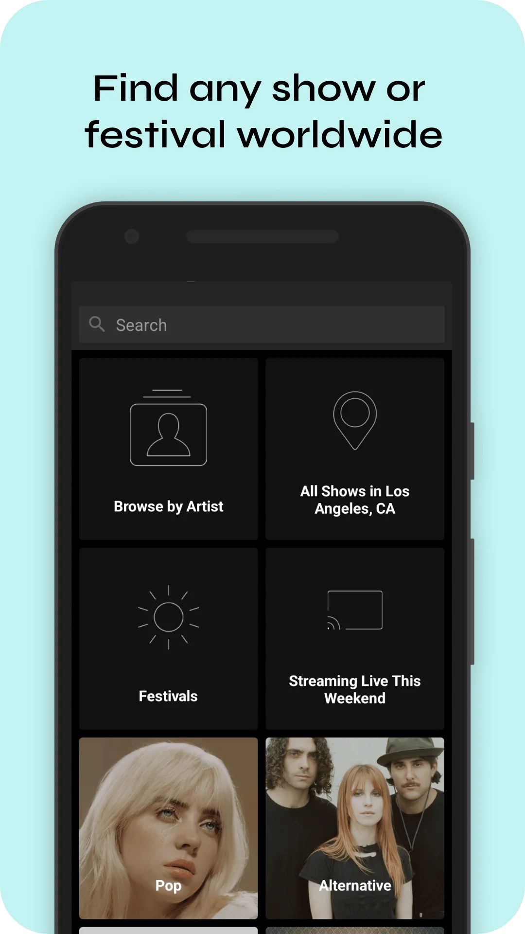 Captura de tela Bandsintown Concerts 4