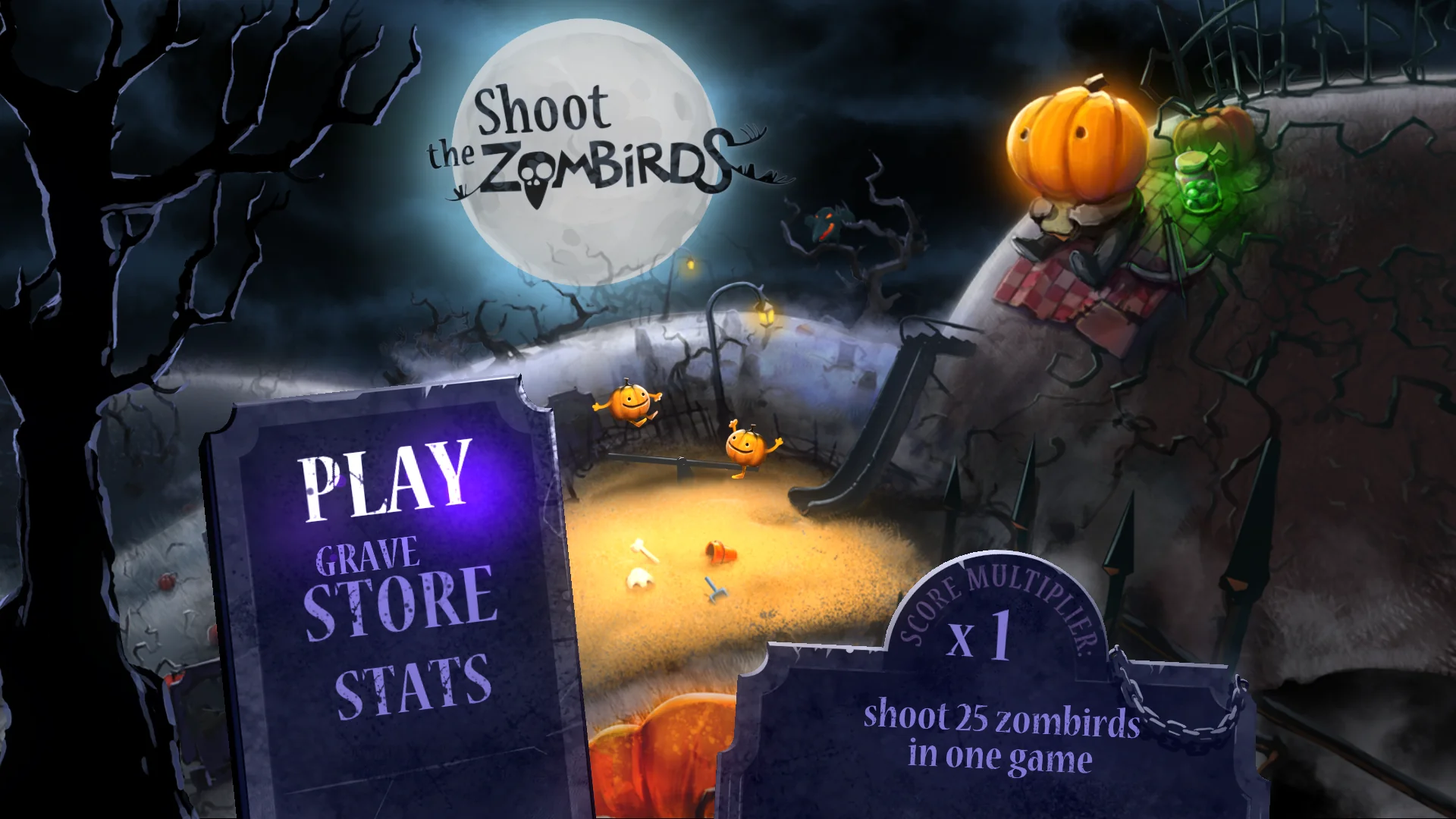 Captura de tela de Shoot The Zombirds 3