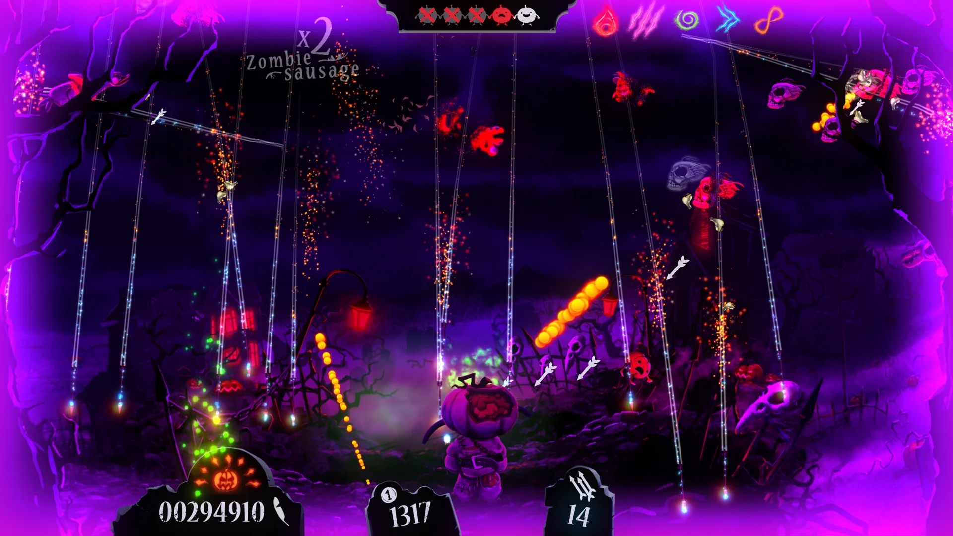 Captura de tela de Shoot The Zombirds 4