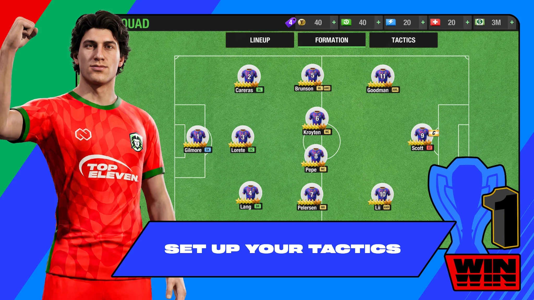 Captura de pantalla Top Eleven 4