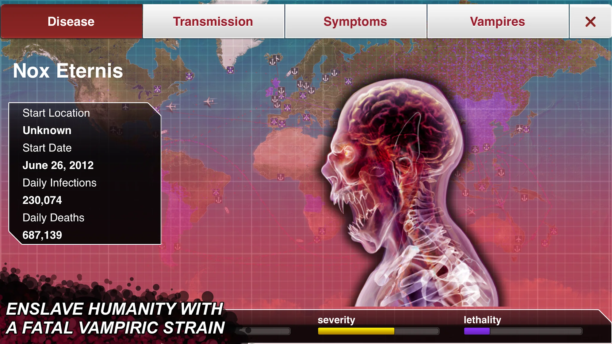 Снимка на екрана Plague Inc. 5