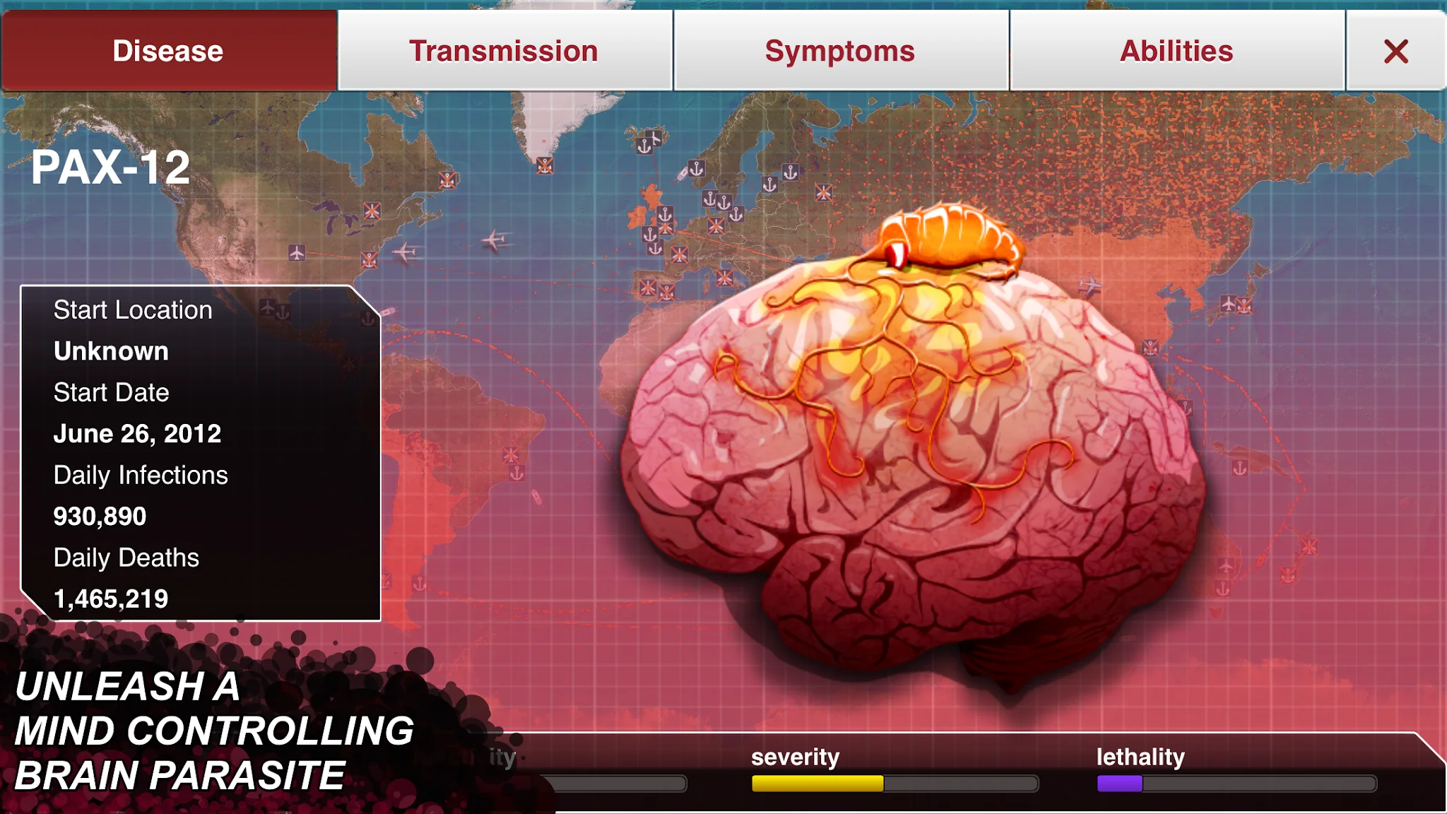 Снимка на екрана Plague Inc. 7