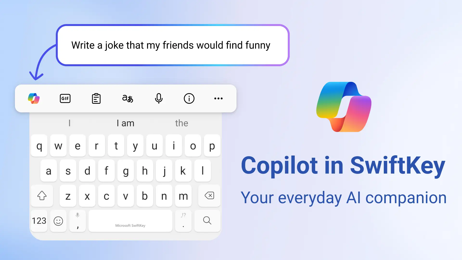 Снимка на екрана Microsoft SwiftKey AI Keyboard 1