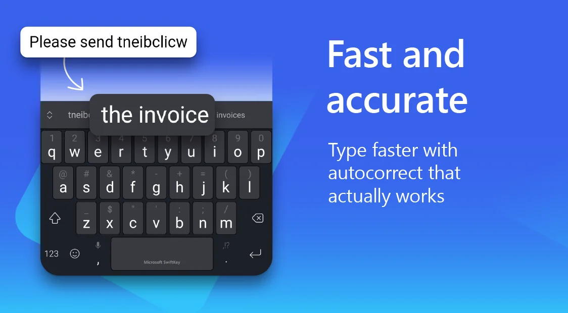 Снимка на екрана Microsoft SwiftKey AI Keyboard 2