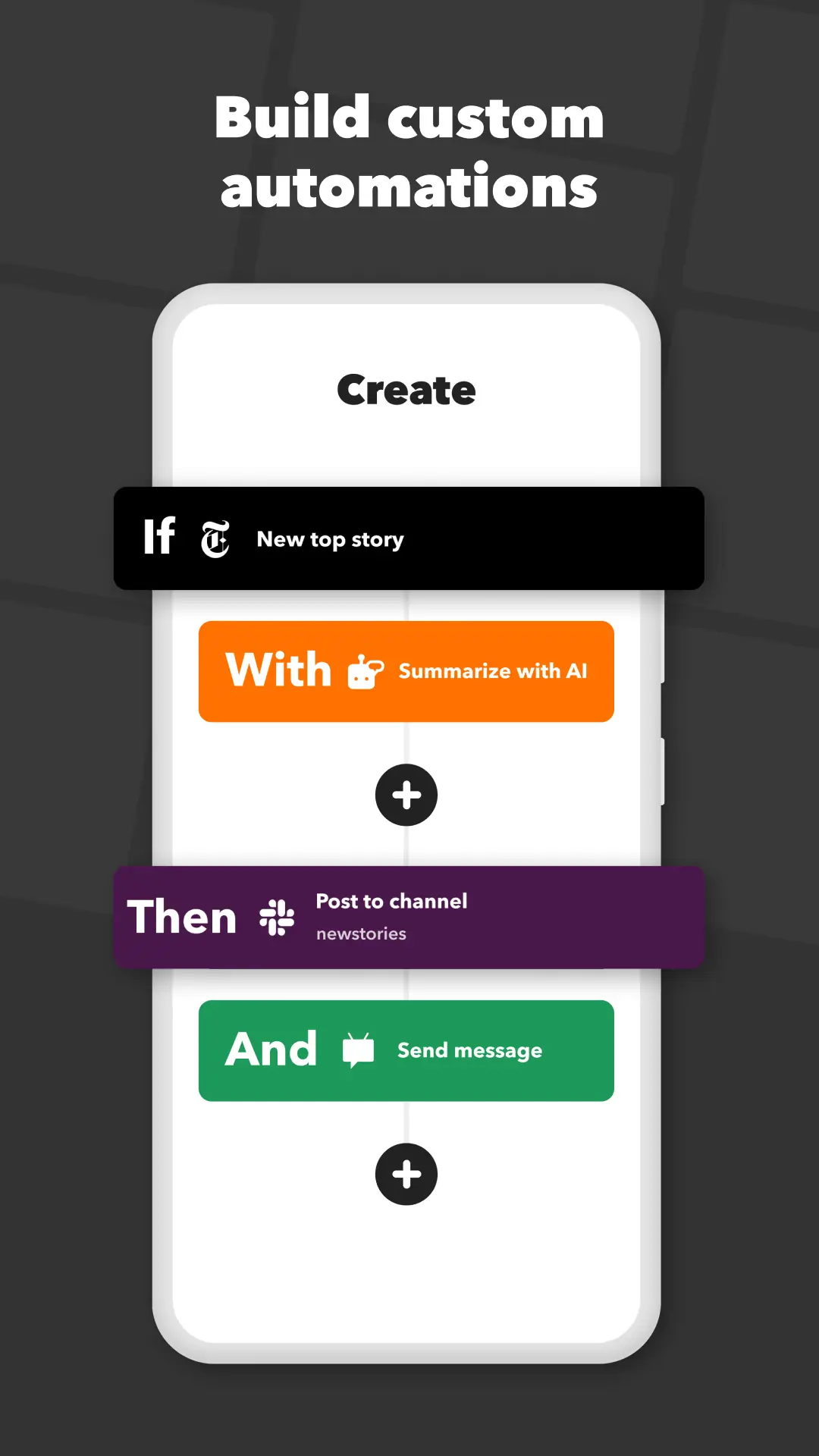 Snímek obrazovky IFTTT - Automate work and home 3