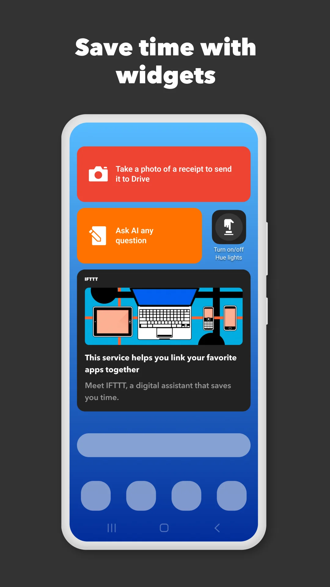 Snímek obrazovky IFTTT - Automate work and home 6