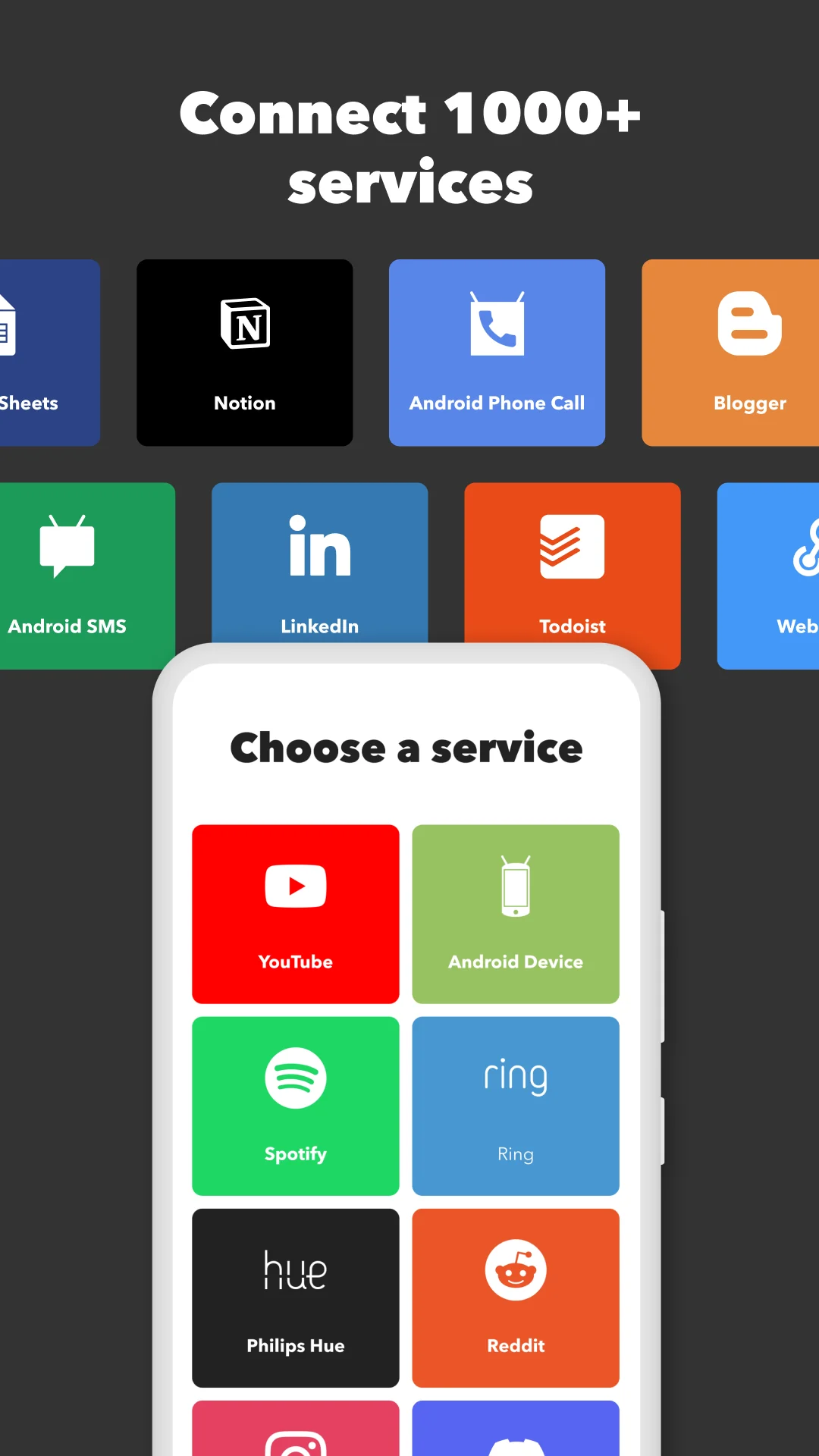 Snímek obrazovky IFTTT - Automate work and home 7