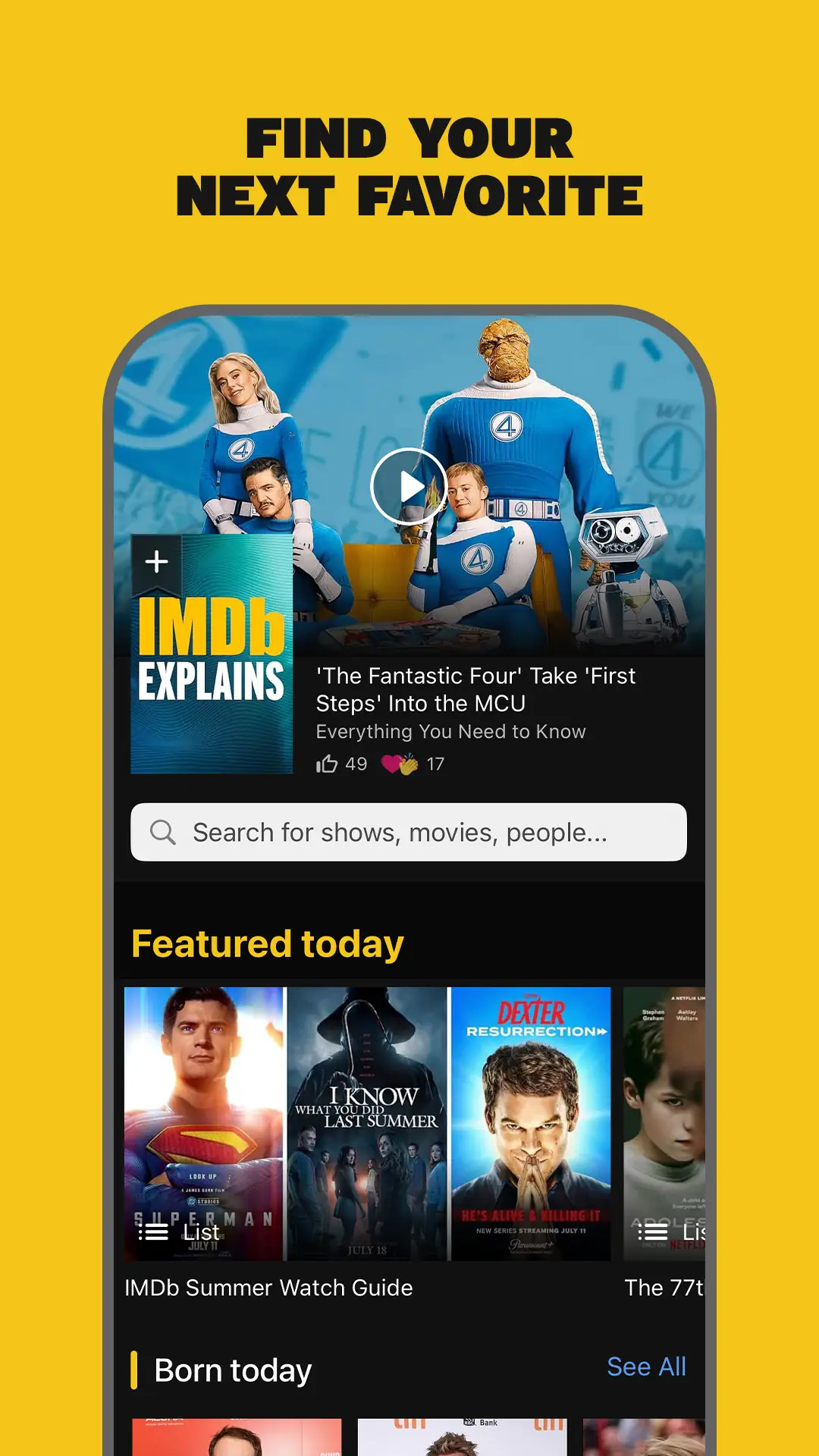 Capture d'écran IMDb 1