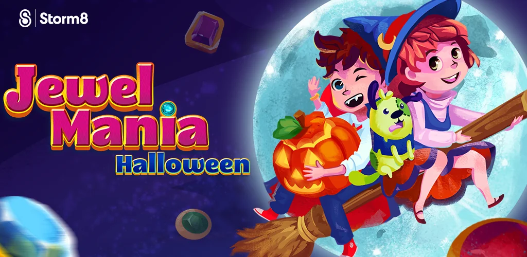 Carátula del Jewel Mania: Halloween juego para Android