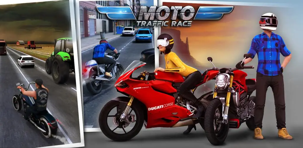 Moto Traffic Race игра обложка для Android