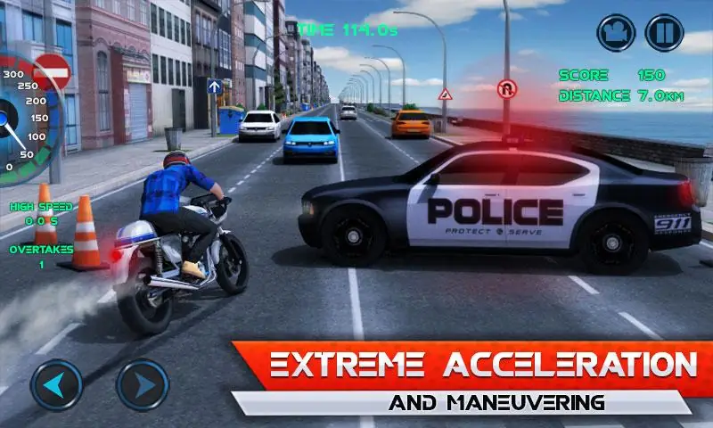 Скриншот Moto Traffic Race 1