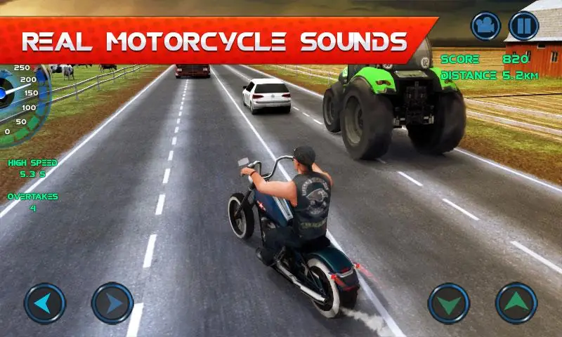 Скриншот Moto Traffic Race 2