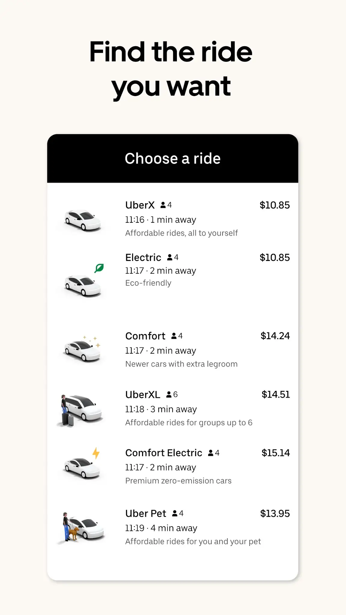 Screenshot Uber - Request a ride 4