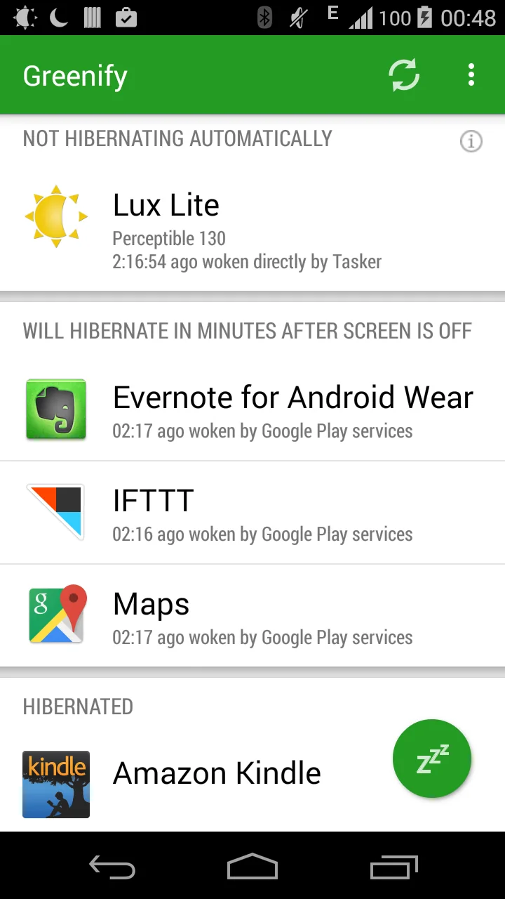 Screenshot Greenify 2