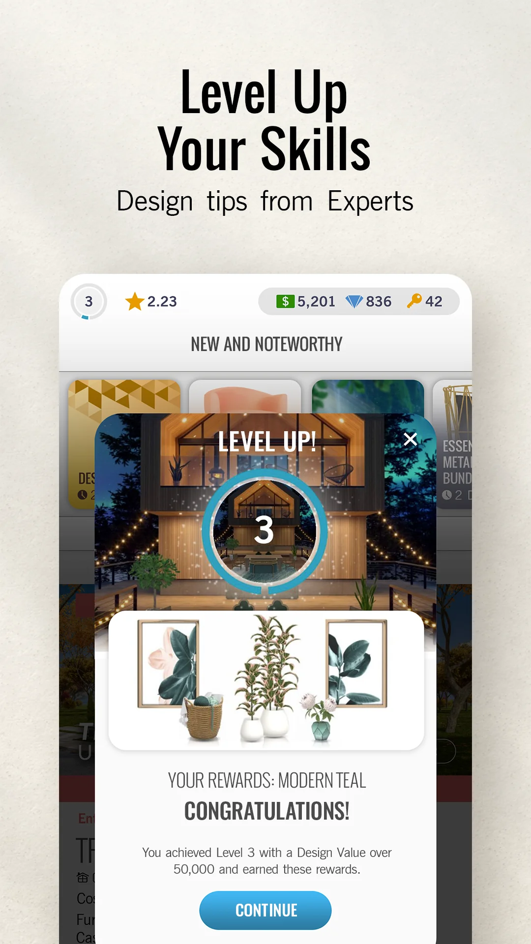 Снимка на екрана Design Home™: House Makeover 5