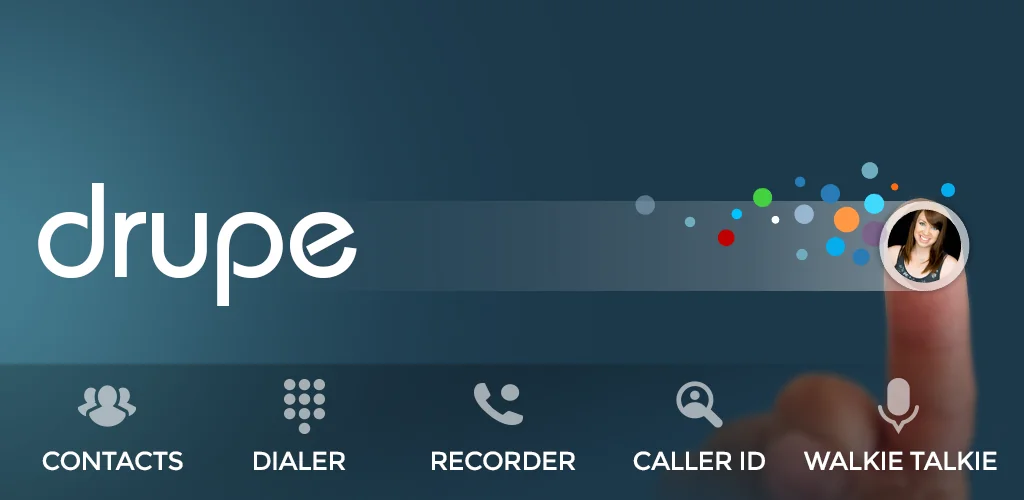 Kapcsolatok & Telefon - drupe kb borítókép Androidhoz