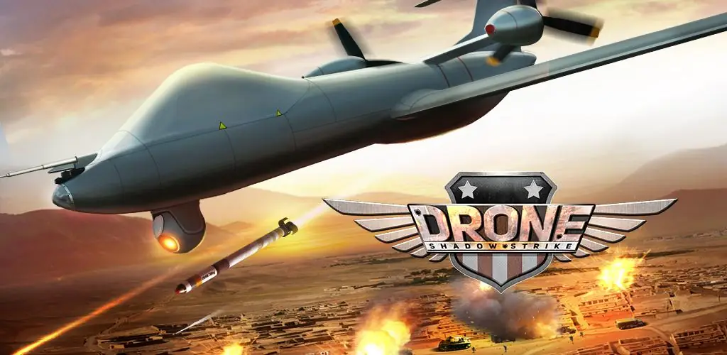 Drone Shadow Strike เกม ภาพปกสำหรับ Android