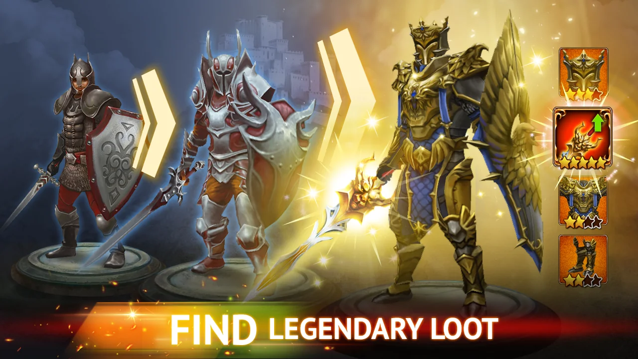 ภาพหน้าจอ Guild of Heroes: เกมผจญภัย 4