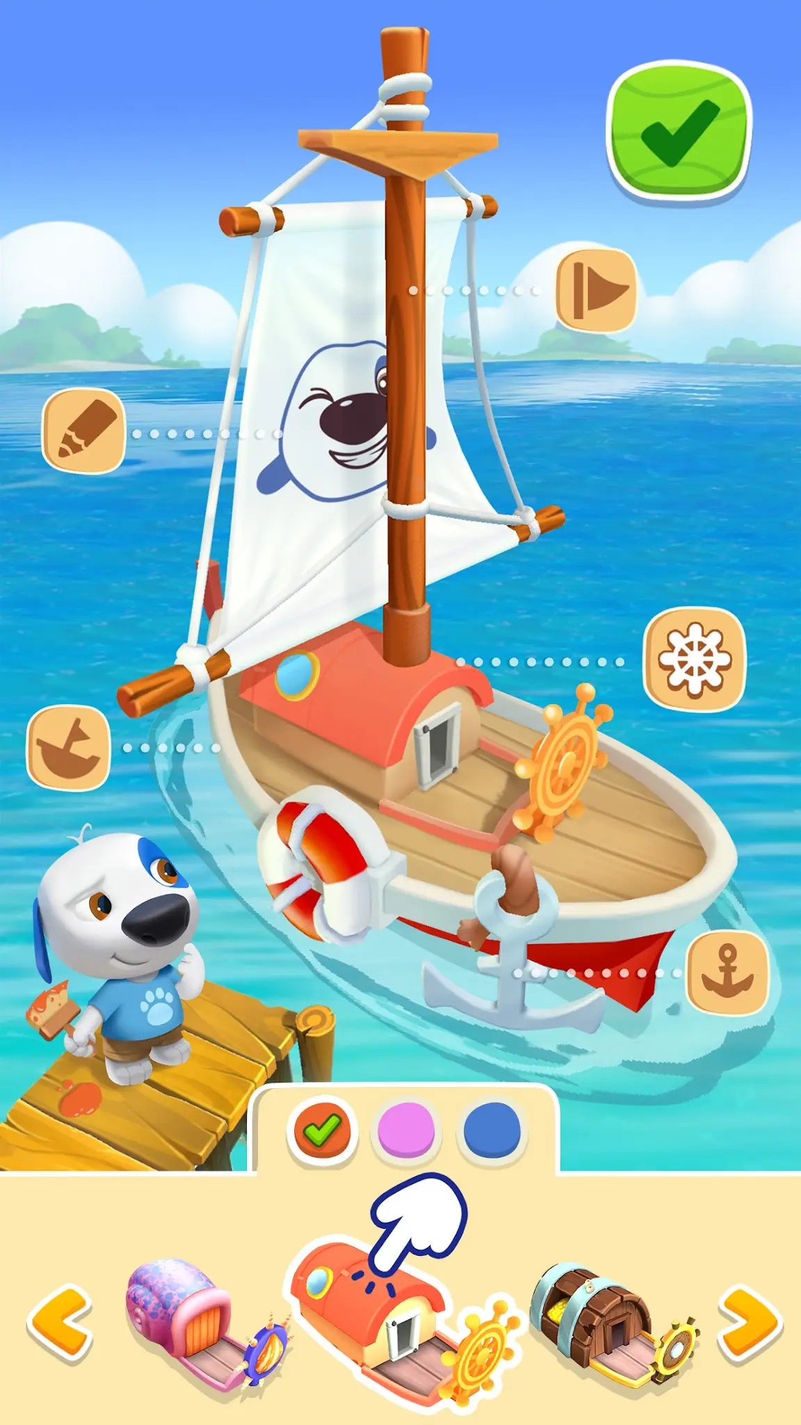 Ảnh chụp màn hình My Talking Hank: Islands 4