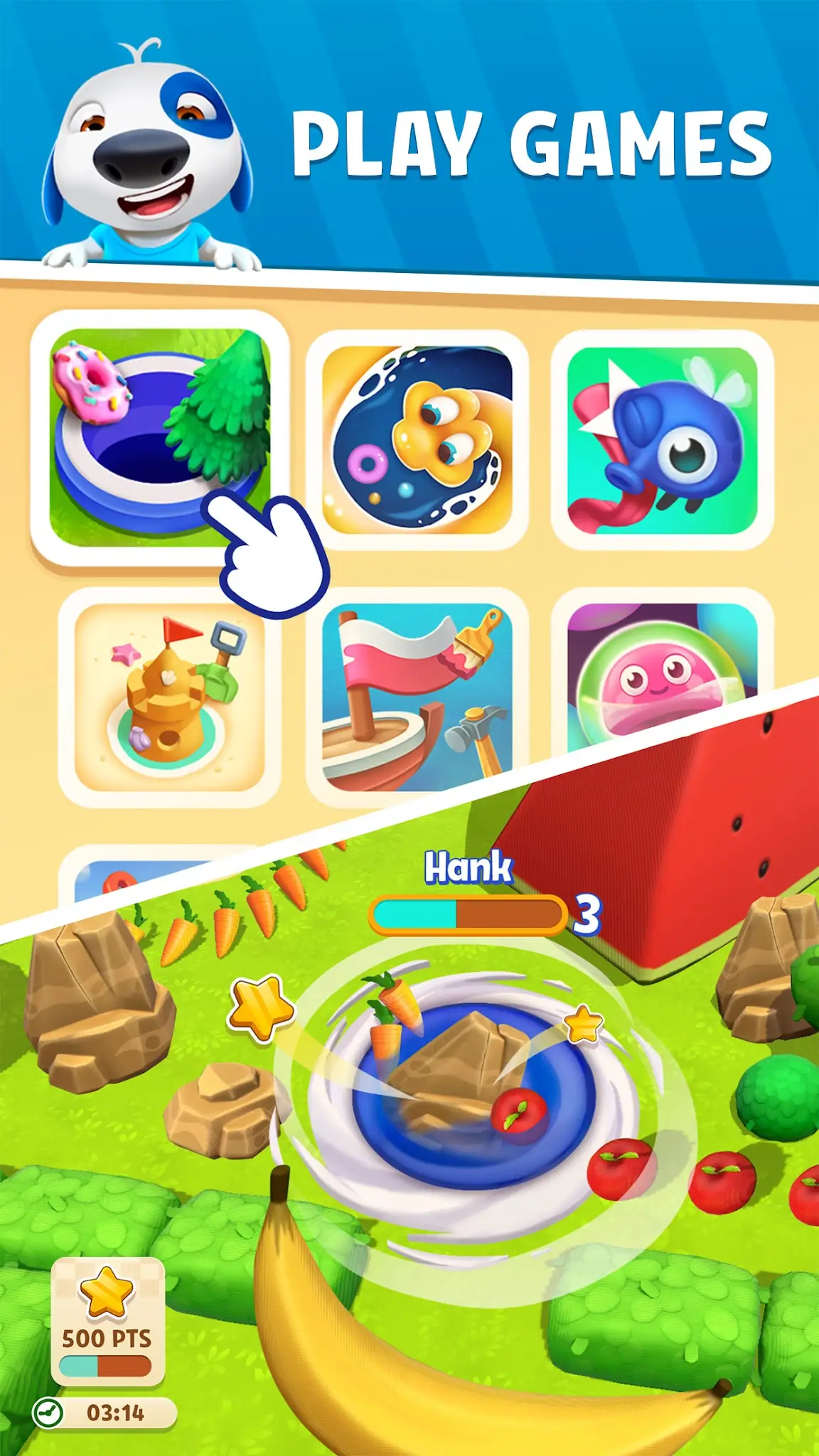 Ảnh chụp màn hình My Talking Hank: Islands 7
