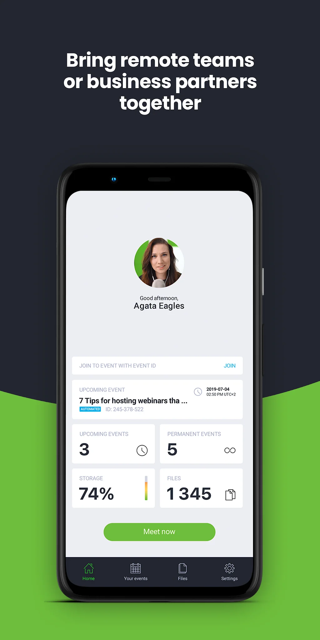 Screenshot ClickMeeting 5