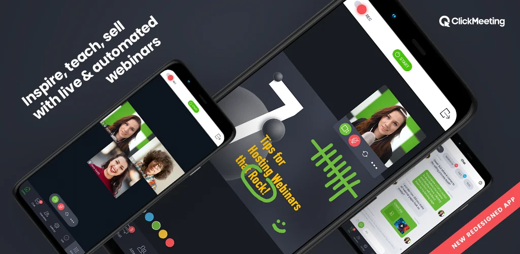 ClickMeeting app cover art for Android
