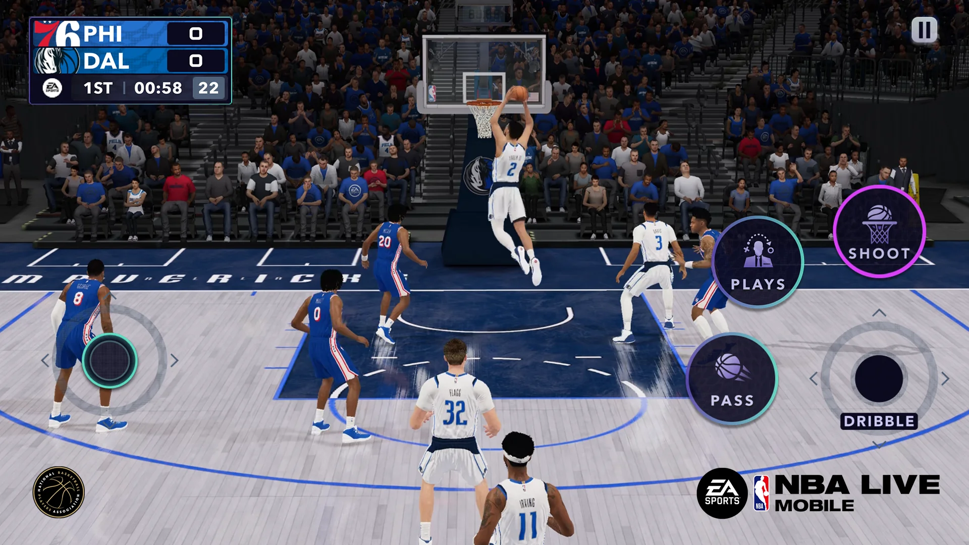 Снимка на екрана EA SPORTS NBA LIVE Mobile 6