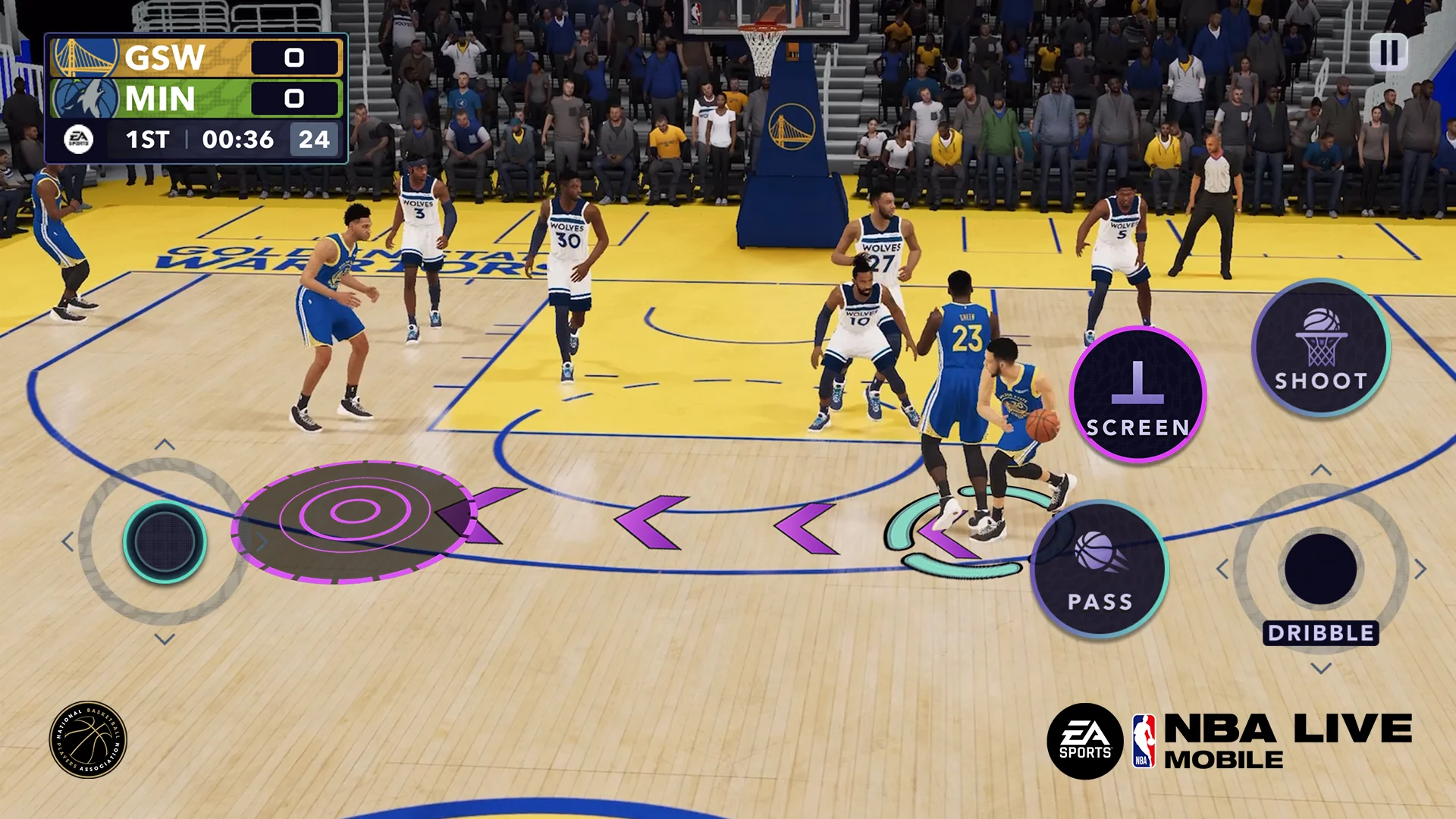 Снимка на екрана EA SPORTS NBA LIVE Mobile 8