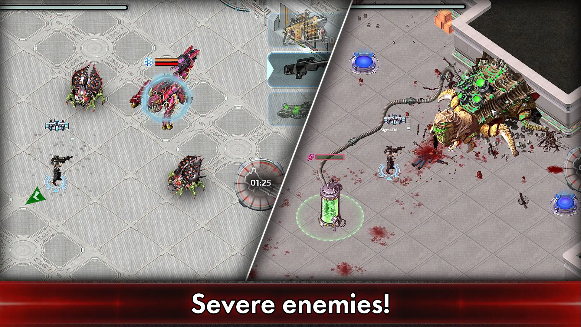 لقطة شاشة Alien Shooter World %د