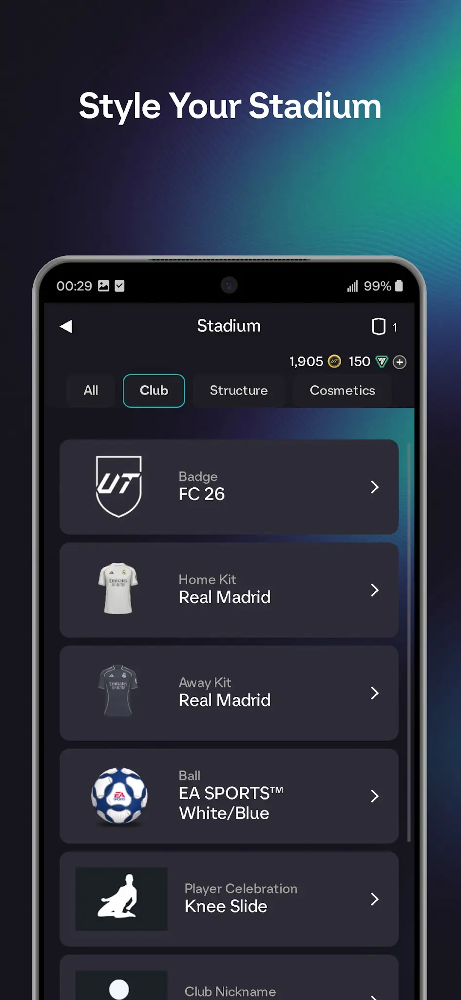 Скріншот EA SPORTS FC™ 26 Companion 6