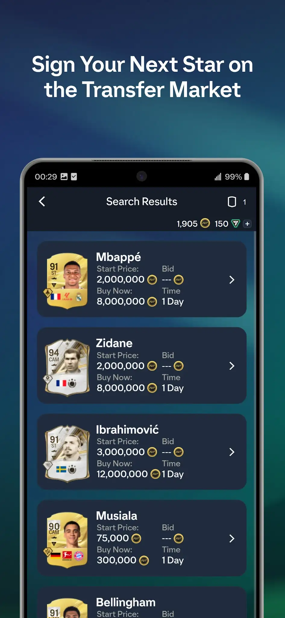 Captura de tela de EA SPORTS FC™ 26 Companion 3
