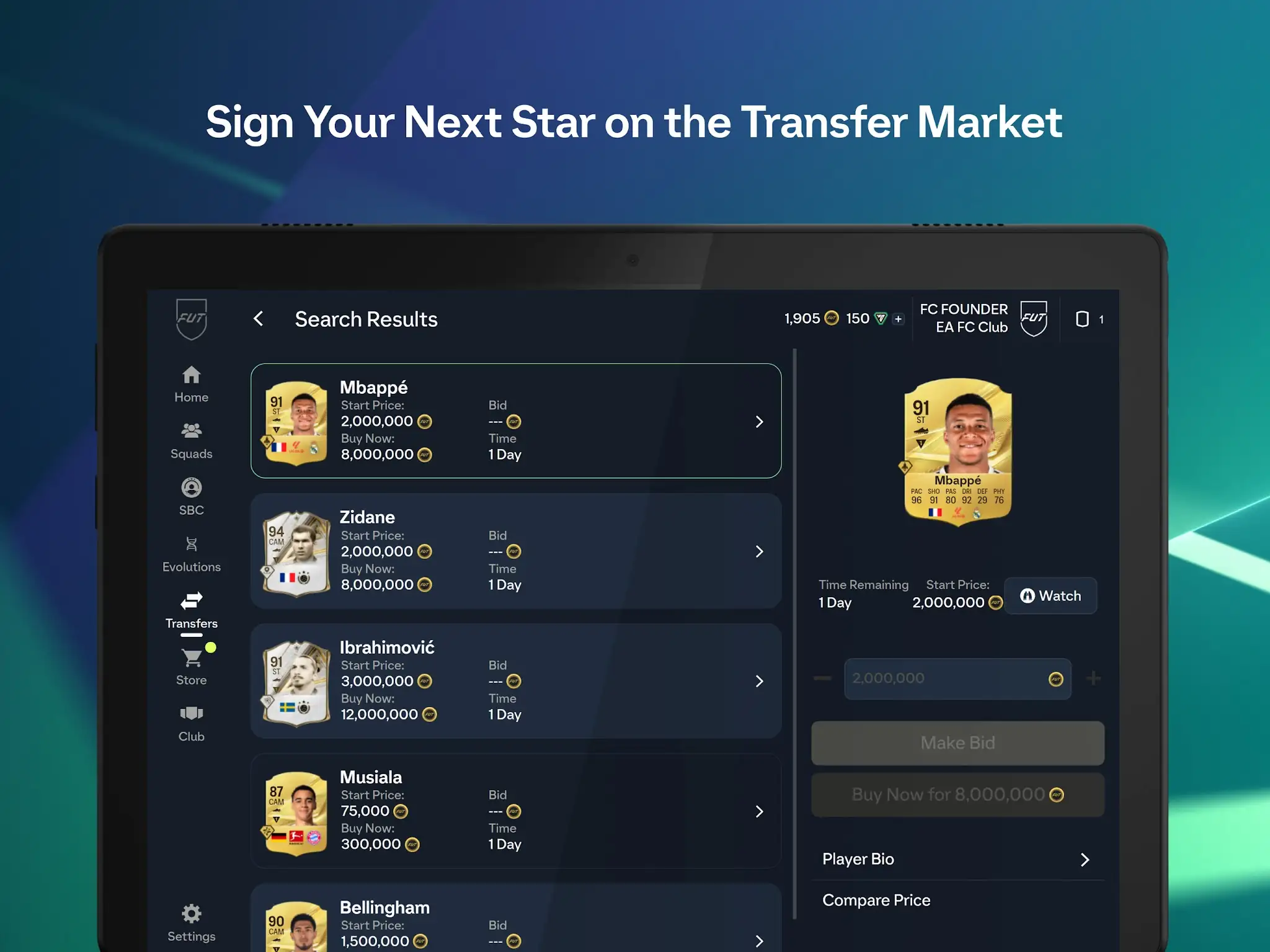 Captura de tela de EA SPORTS FC™ 26 Companion 8