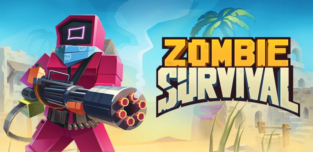 Pixel Combat: Zombies Strike spel cover art for Android