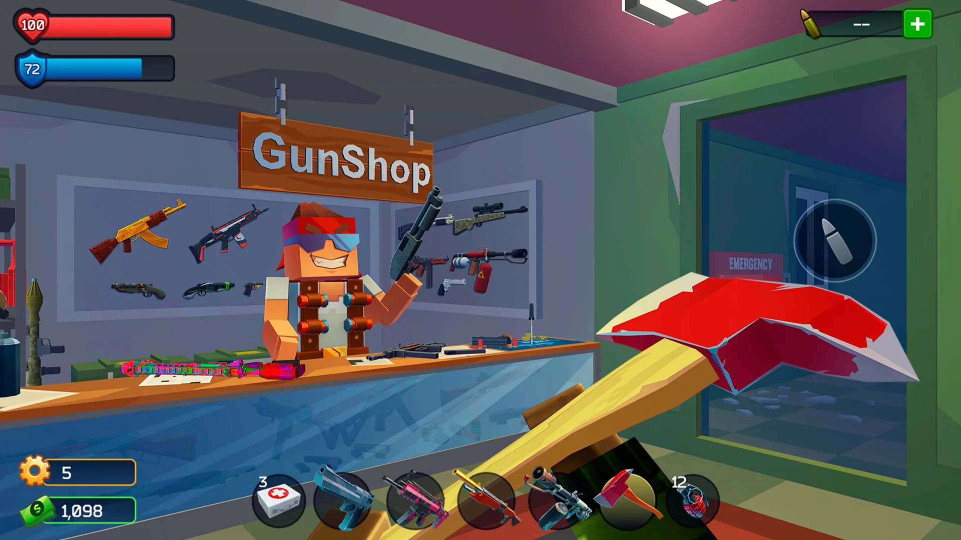 Screenshot Pixel Combat: Zombies Strike 2