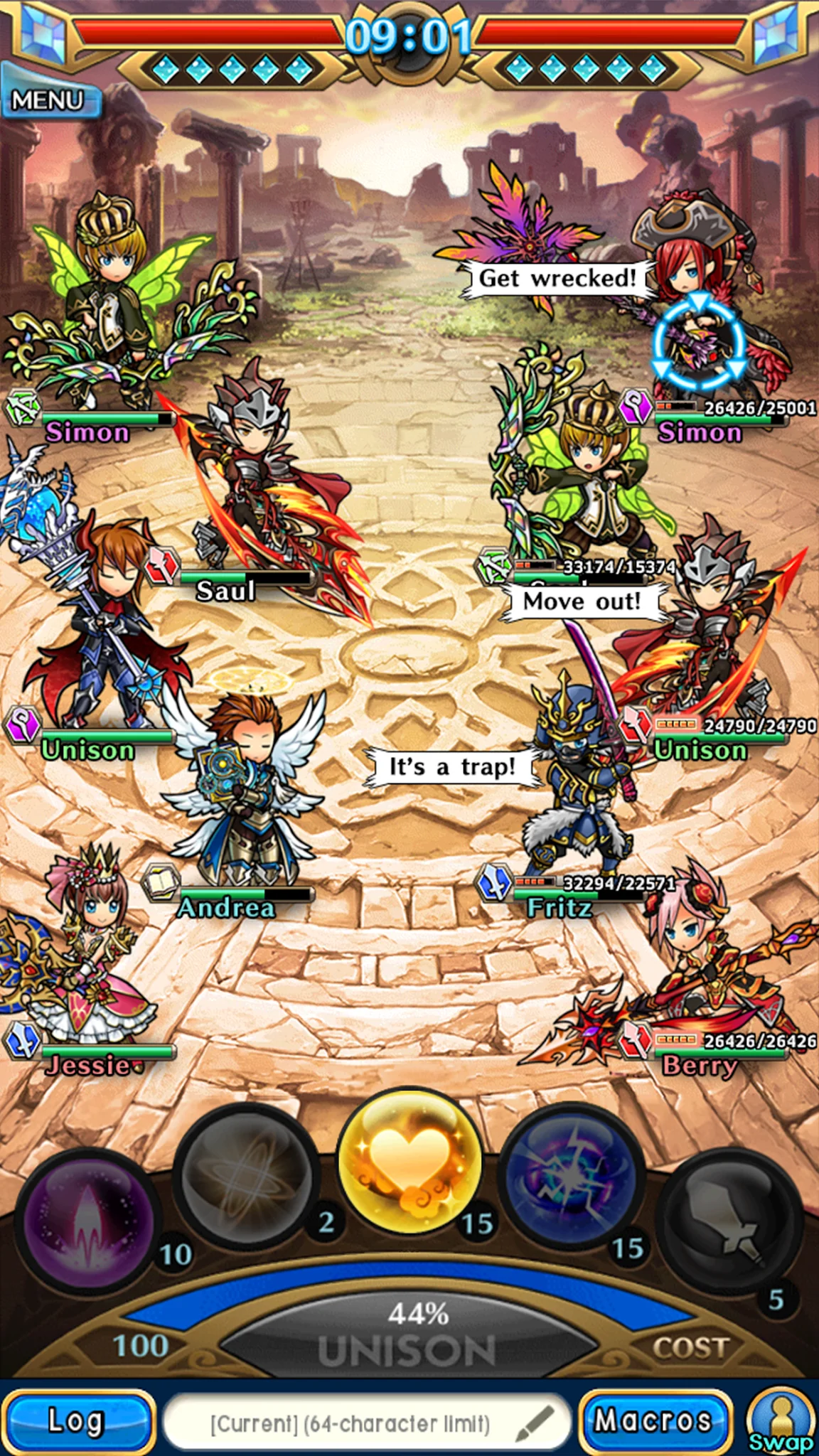 Скриншот Unison League 6