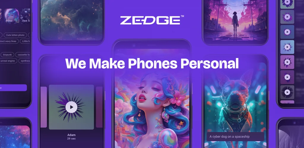 ZEDGE™ - Fonds d'écran application cover art for Android