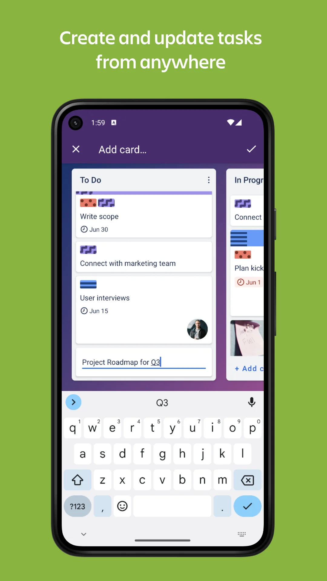 Trello képernyőkép 2