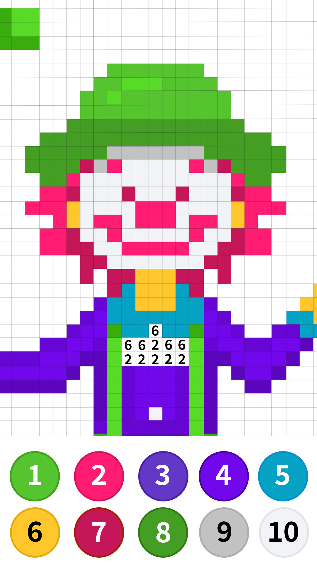Скриншот Раскраски по номерам: No.Draw 6