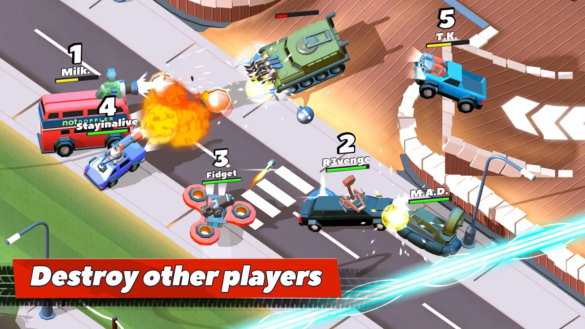 Captura de tela de Crash of Cars 1