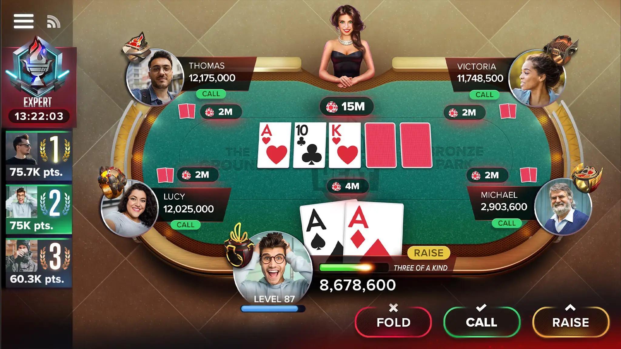 Captura de pantalla 7 de Poker Heat™ Texas Holdem Poker