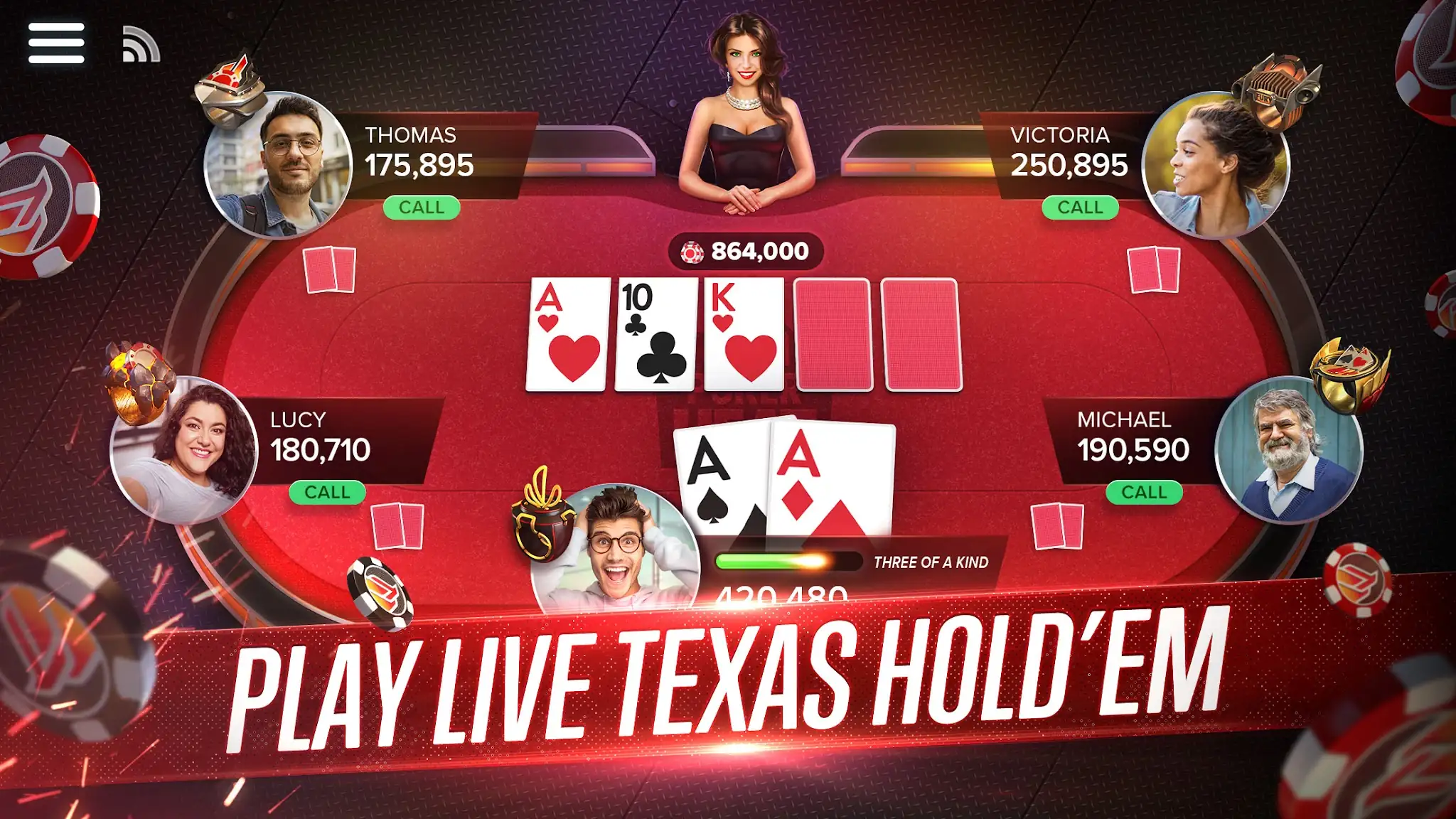 Captura de pantalla 8 de Poker Heat™ Texas Holdem Poker