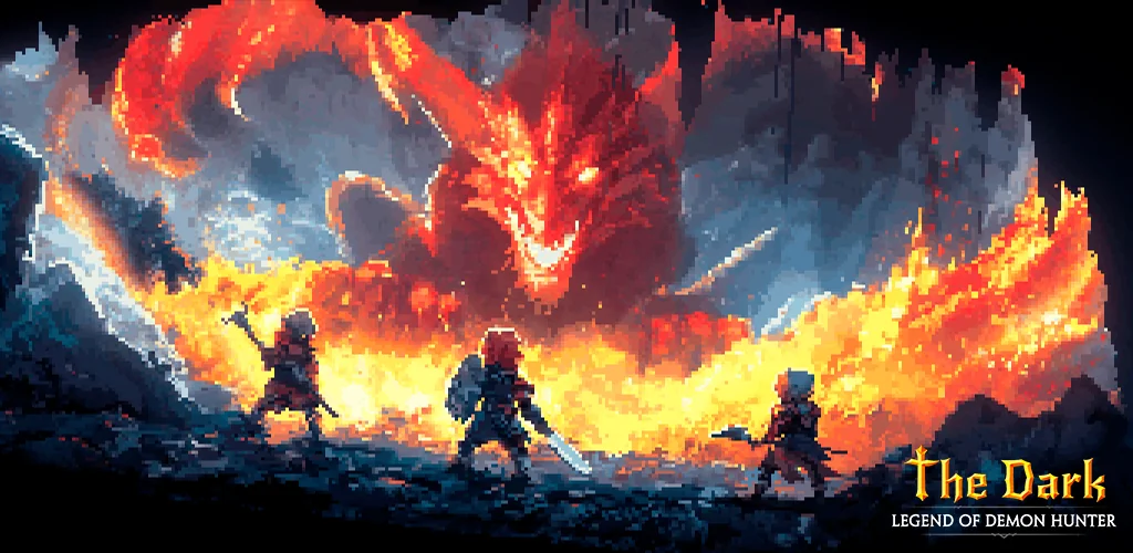 Arte de capa do The Dark RPG jogo para Android