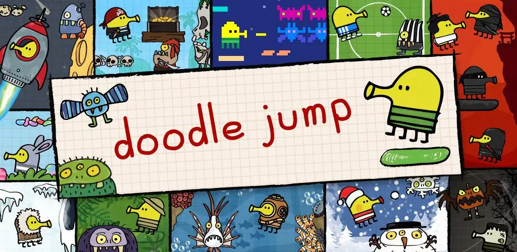 Doodle Jump لعبة غلاف فني للأندرويد