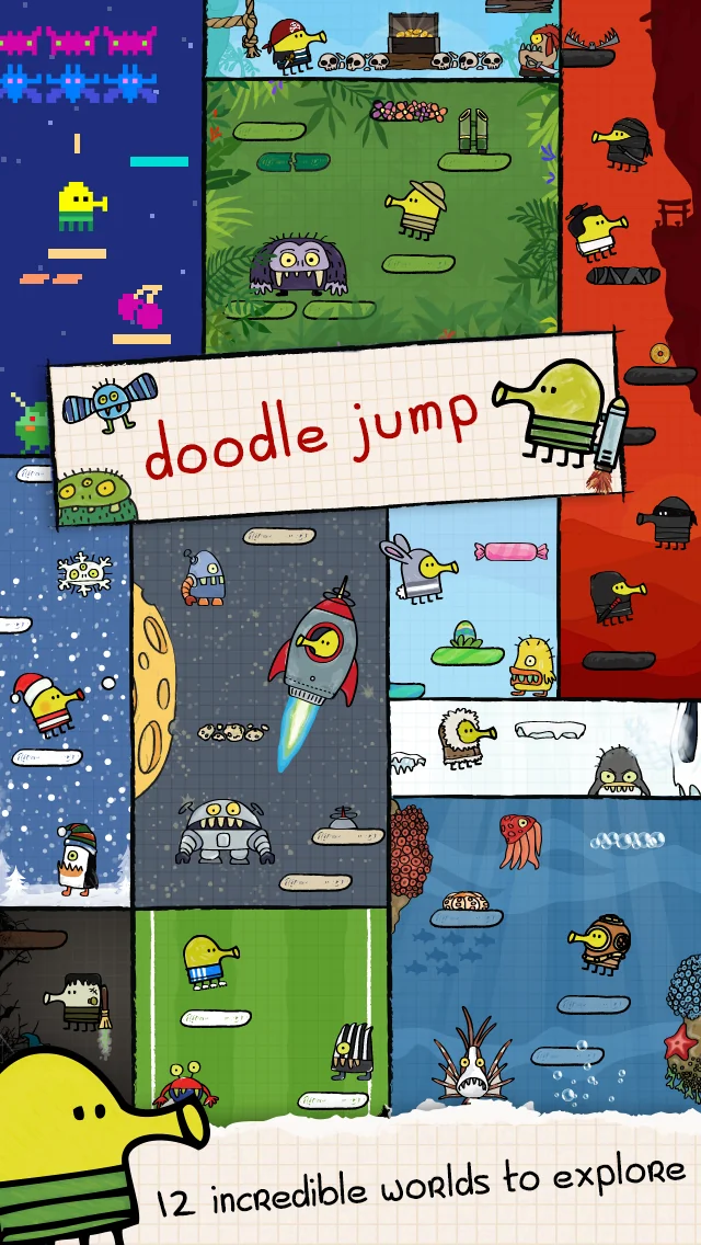لقطة شاشة Doodle Jump %د