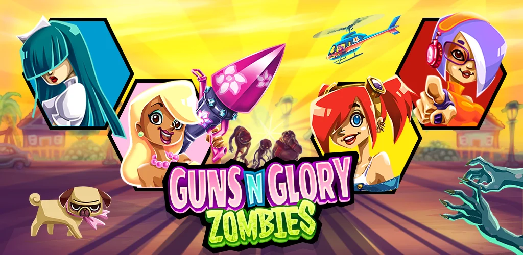 android용 Guns'n'Glory Zombies 게임 커버 아트